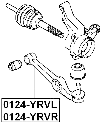 0124-YRVL - LEFT FRONT ARM