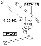 0125-142 - REAR TRANSVERSE LINK