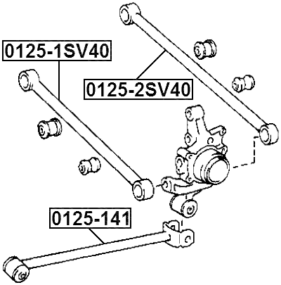 0125-1SV40 - REAR TRANSVERSE LINK