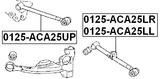 0125-ACA25LR - REAR RIGHT TRANSVERSE LINK