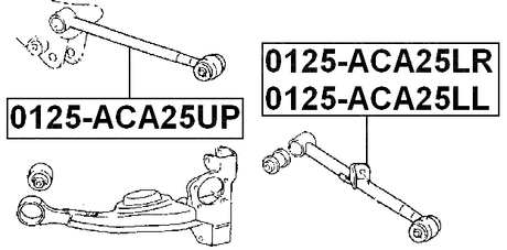 0125-ACA25LR - REAR RIGHT TRANSVERSE LINK