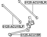 0125-ACU15LR - REAR TRANSVERSE LINK