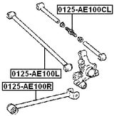0125-AE100R - REAR TRAILING ROD