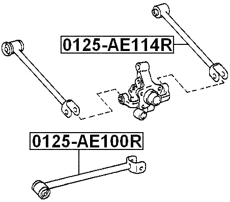 0125-AE114R - REAR TRANSVERSE LINK