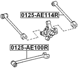 0125-AE114R - REAR TRANSVERSE LINK