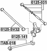 0125-SV32 - REAR TRANSVERSE LINK