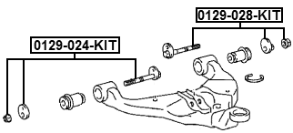 0129-024-KIT - CAMBER ADJUSTING ECCENTRIC BOLT