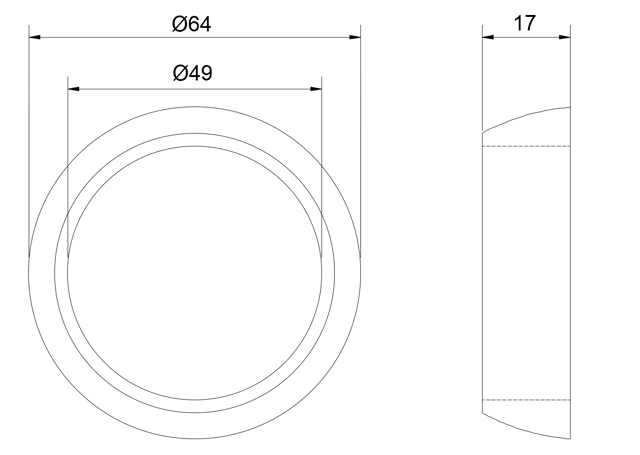 01491-002 - EXHAUST PIPE SEAL (CERAMIC COATING)