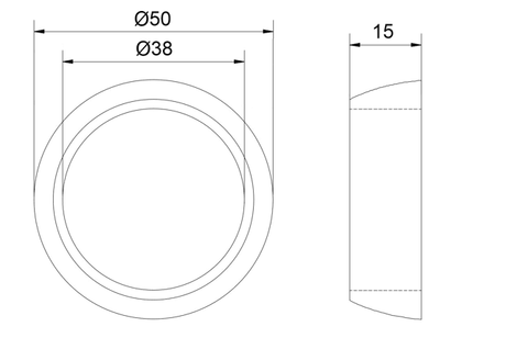 01491-003 - EXHAUST PIPE SEAL (CERAMIC COATING)