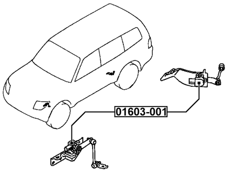 01603-001 - HEIGHT CONTROL SENSOR