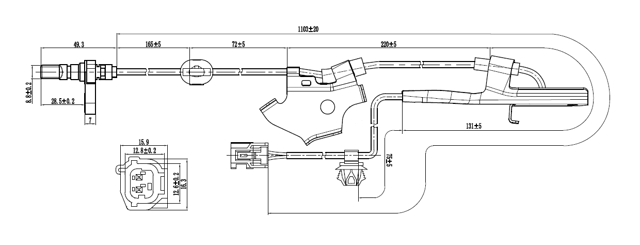 01606-004 - ABS SENSOR FRONT RIGHT