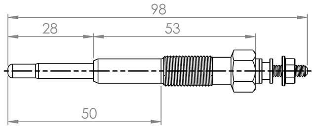 01642-003 - GLOW PLUG