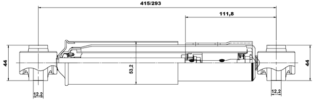 01650975R - REAR SHOCK ABSORBER
