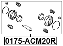 0175-ACM20R - REAR BRAKE CALIPER REPAIR KIT (SET FOR TWO SIDES)
