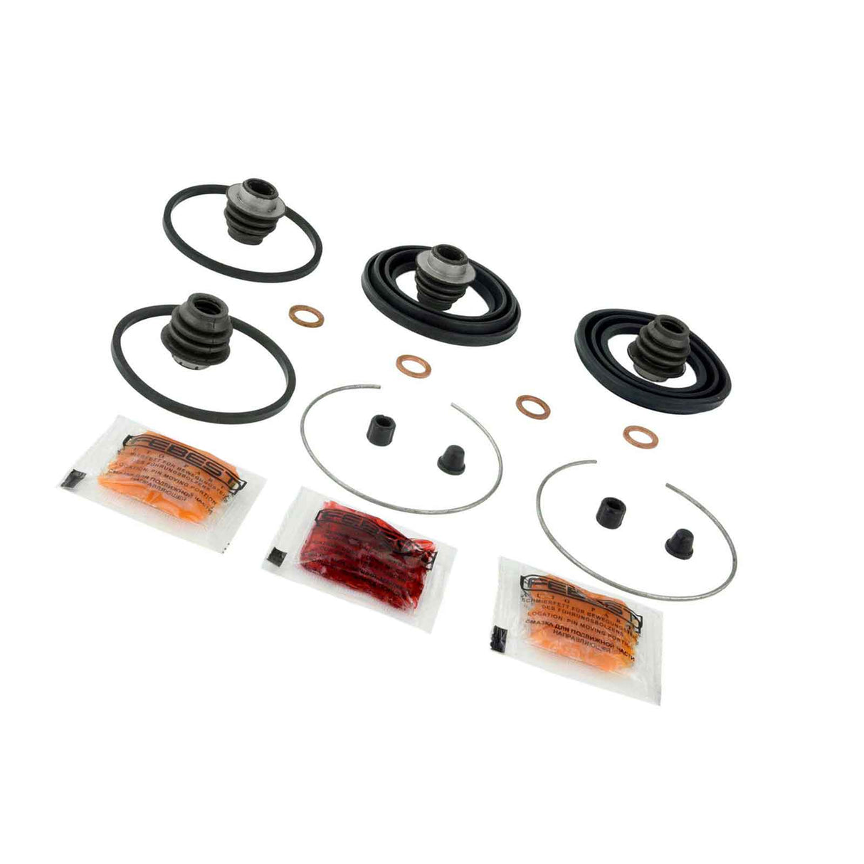 0175-AHR10F - FRONT BRAKE CALIPER REPAIR KIT (SET FOR TWO SIDES) Braking System, Brake Caliper Repair Kits