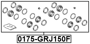 0175-GRJ150F - FRONT BRAKE CALIPER REPAIR KIT (SET FOR TWO SIDES)