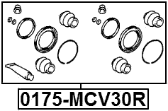 0175-MCV30R - REAR BRAKE CALIPER REPAIR KIT (SET FOR TWO SIDES)