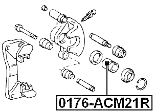 0176-ACM21R - REAR CALIPER PISTON D38