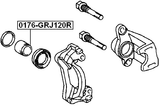 0176-GRJ120R - REAR CALIPER PISTON D48.1
