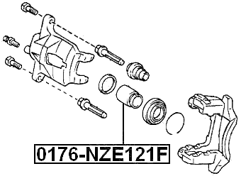 0176-NZE121F - FRONT CALIPER PISTON D57.2