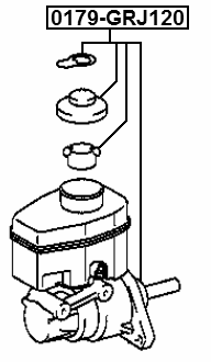 0179-GRJ120 - BRAKE MASTER CYLINDER