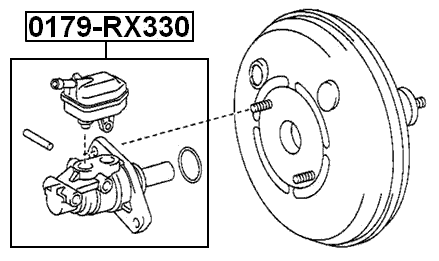 0179-RX330 - BRAKE MASTER CYLINDER