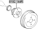 0182-144R - REAR WHEEL HUB