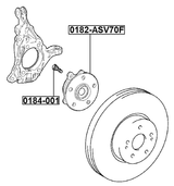 0182-ASV70F - FRONT WHEEL HUB