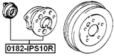 0182-IPS10R - REAR WHEEL HUB