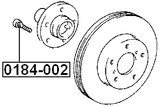 0184-002 - WHEEL STUD