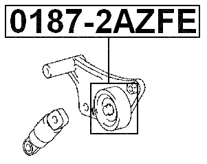 0187-2AZFE - PULLEY TENSIONER KIT
