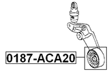 0187-ACA20 - PULLEY TENSIONER KIT