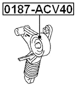 0187-ACV40 - TENSION PULLEY