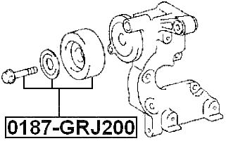 0187-GRJ200 - TENSION PULLEY