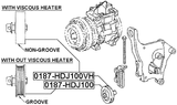 0187-HDJ100 - PULLEY TENSIONER KIT