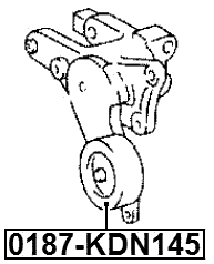 0187-KDN145 - PULLEY TENSIONER KIT