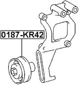 0187-KR42 - PULLEY TENSIONER KIT