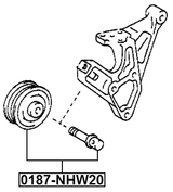 0187-NHW20 - PULLEY TENSIONER KIT