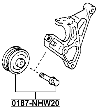 0187-NHW20 - PULLEY TENSIONER KIT