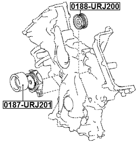 0187-URJ201 - PULLEY TENSIONER KIT