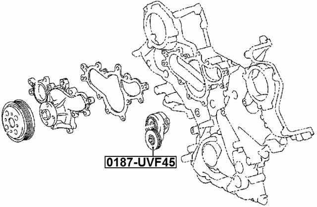 0187-UVF45 - TENSION PULLEY