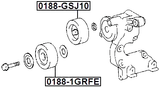 0188-1GRFE - PULLEY IDLER