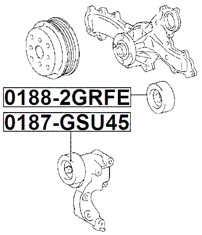 0188-2GRFE - PULLEY IDLER