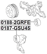 0188-2GRFE - PULLEY IDLER