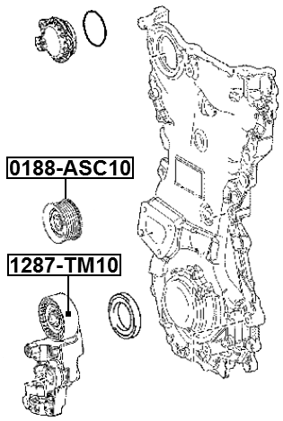 0188-ASC10 - PULLEY IDLER