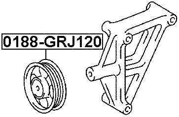 0188-GRJ120 - PULLEY IDLER