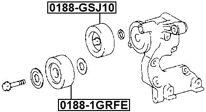 0188-GSJ10 - PULLEY IDLER