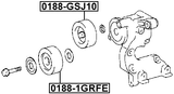 0188-GSJ10 - PULLEY IDLER