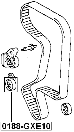 0188-GXE10 - PULLEY IDLER TIMING BELT