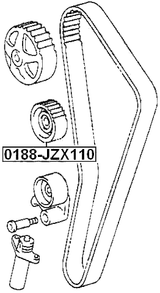 0188-JZX110 - PULLEY IDLER TIMING BELT